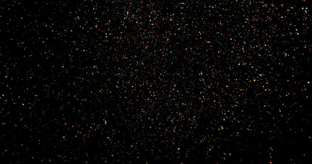 Fireworks explosion spark on a black background