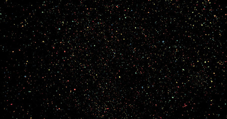 Fireworks explosion spark on a black background