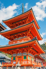 Fototapeta na wymiar Kiyomizu-dera, buddhist temple complex of Kyoto, Japan