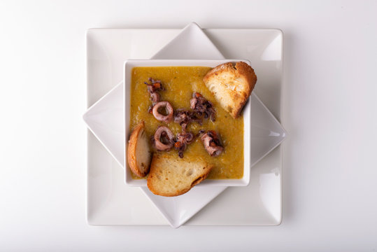 crema di verdure con totano