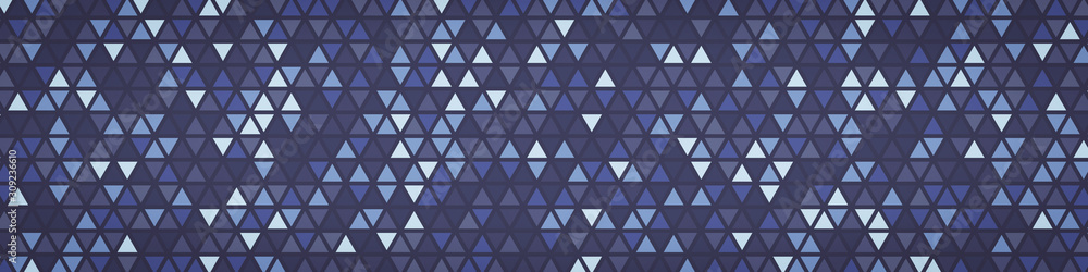 Poster abstract illustration consisting of small color triangles. triangular geometric background.