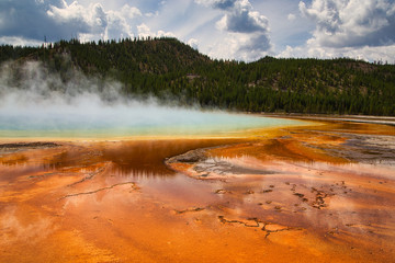 Grand Prismatic Spring im Yellowstone National Park