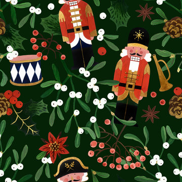 Christmas seamless pattern