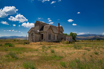 Verlassenes Haus in Ovid Idaho