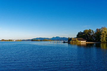 Obraz premium Idylle am Chiemsee
