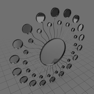 Decorative wall mirror 2