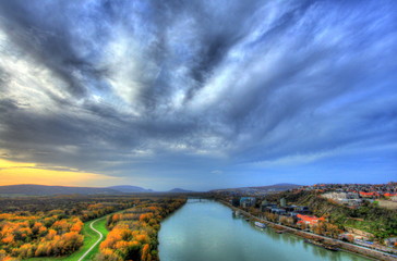 The city of Bratislava, Slovakia