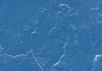 Old concrete blue walls with cracks  background paint, workpiece for design, copy spase