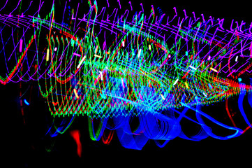  Long exposure, beautiful pattern at night