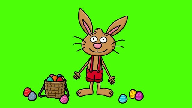 Osterhase Cartoon Animation