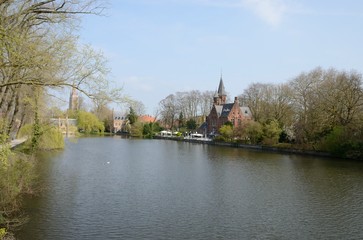 Fototapeta na wymiar Brugge river, Belgium