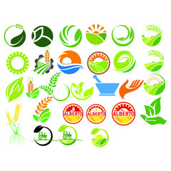 agriculture and firm modern logo design