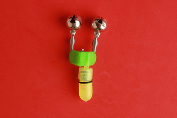 fishing rattle to put on the tip of fishing rod