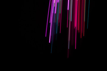 Neon Light Pattern Light Painting