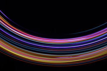 Neon Light Pattern Light Painting