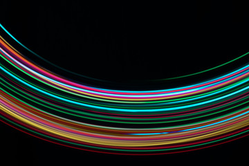 Neon Light Pattern Light Painting