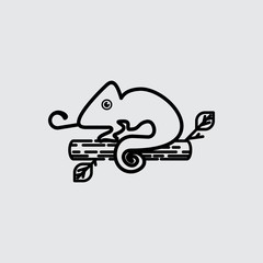 the iguana logo is waiting for the victim ..