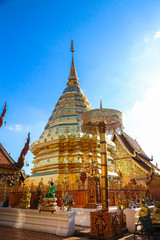 Wat Phrathat Doi Suthep is a popular tourist attraction of Chiang Mai.  K