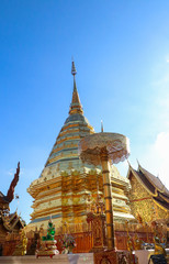 Wat Phrathat Doi Suthep is a popular tourist attraction of Chiang Mai.  K