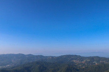 landscape Thailand, mon Long Province In the morning, the Chiang Mai Province 