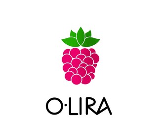 Raspberry logo vector