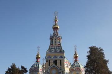 View at Ascension Cathedral, Almaty, Kazakhstan