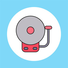 School alarm vector icon sign symbol