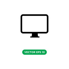 computer technology icon vector template design concept