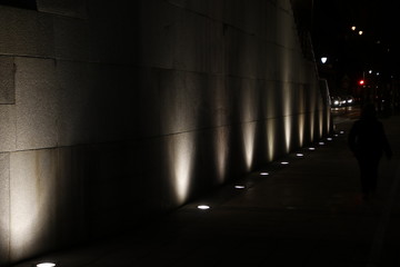 Street of Bilbao at night