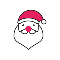 merry christmas santa claus character