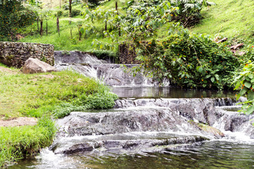 Fototapeta na wymiar Natural Landscapes of Santa Rosa de Cabal in Risaralda, Colombia.