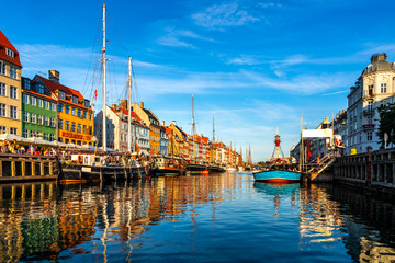 Nyhavn, Kopenhagen, Dänemark 
