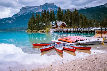 Foto auf Acrylglas Kanada Emerald Lake Yoho Nationalpark Kanada Britisch-Kolumbien