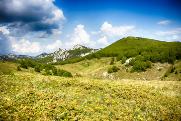 Fototapeta premium Velebit mountain in Croatia landscape
