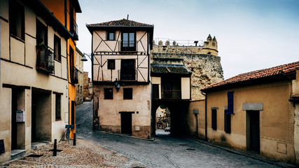Fototapeta na wymiar Jewish Quarter of Segovia, Castile-Leon, Spain, Europe