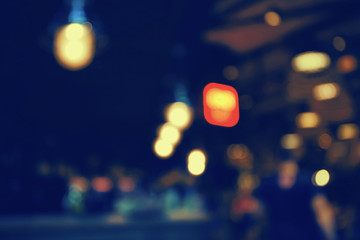 Blurred cafe interior. Defocused background