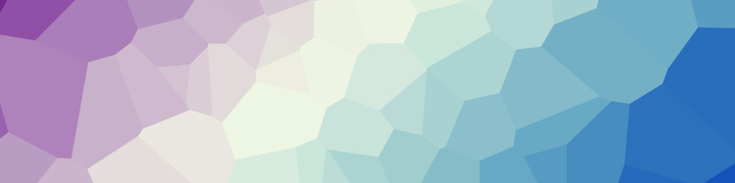 Classic Blue Abstract trianglify Generative Art background illustration