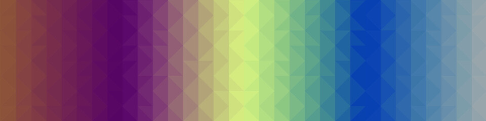 Naklejka premium Classic Blue Abstract trianglify Generative Art background illustration