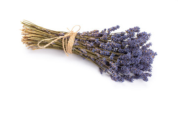 lavender spa products with pomegranate, lavender flowers on a isolated background.
