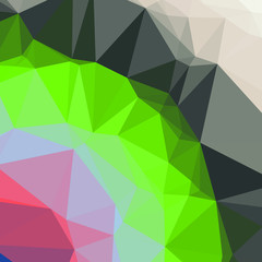 Classic Blue Abstract trianglify Generative Art background illustration