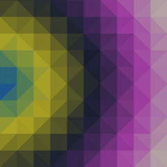 Obraz premium Classic Blue Abstract trianglify Generative Art background illustration