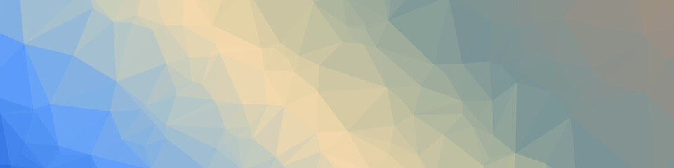 Classic Blue Abstract trianglify Generative Art background illustration