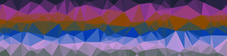 Classic Blue Abstract trianglify Generative Art background illustration