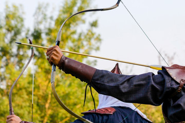 the archer whose arm appears to be and