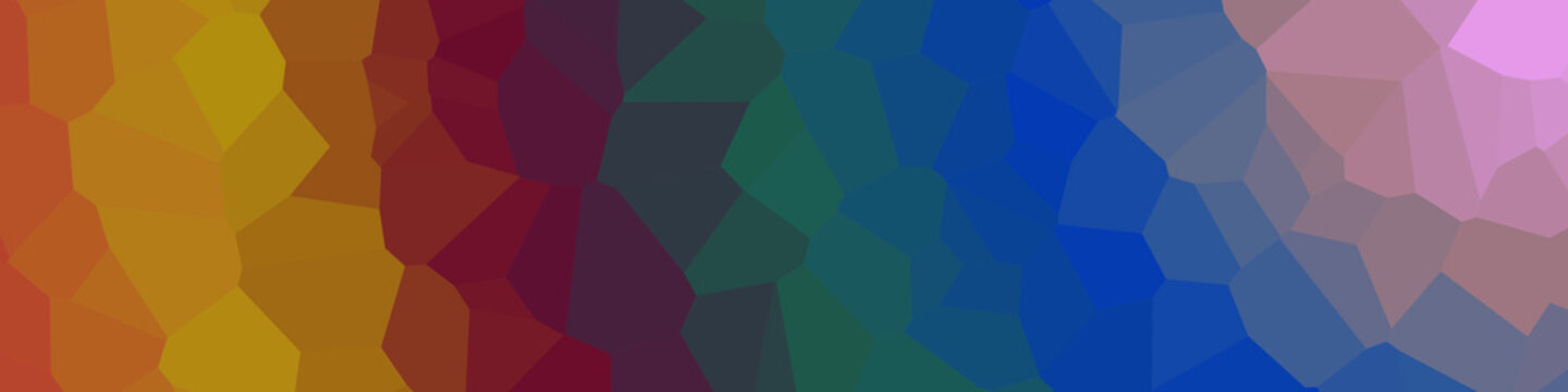 Classic Blue Abstract trianglify Generative Art background illustration