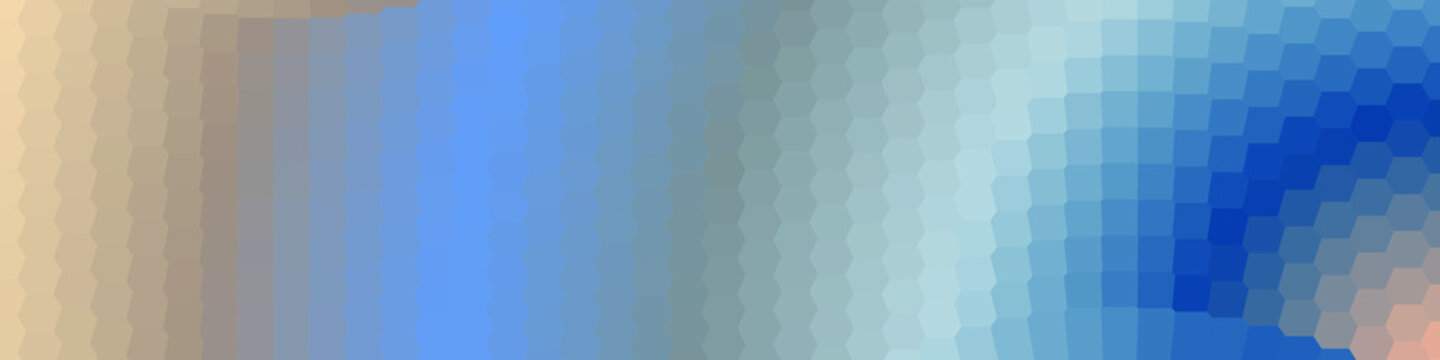Classic Blue Abstract trianglify Generative Art background illustration