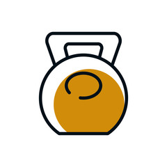 Isolated weight icon vector design