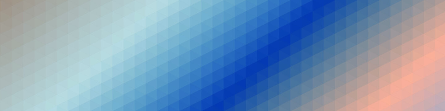 Classic Blue Abstract trianglify Generative Art background illustration