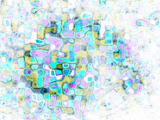 surreal futuristic digital 3d design art abstract background fractal illustration for meditation and decoration wallpaper