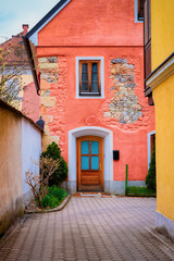 Fototapeta na wymiar Old house in Celje old town in Slovenia